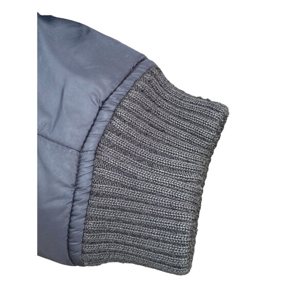 Vtg Rocawear Reversible Hooded Puffer Jacket Coat Black Red Sz M Broken Zip - Picture 6 of 12